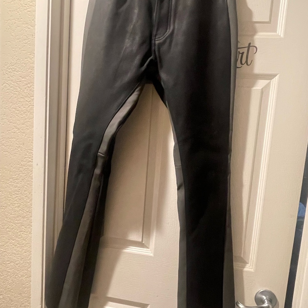 Black Leather Pants
